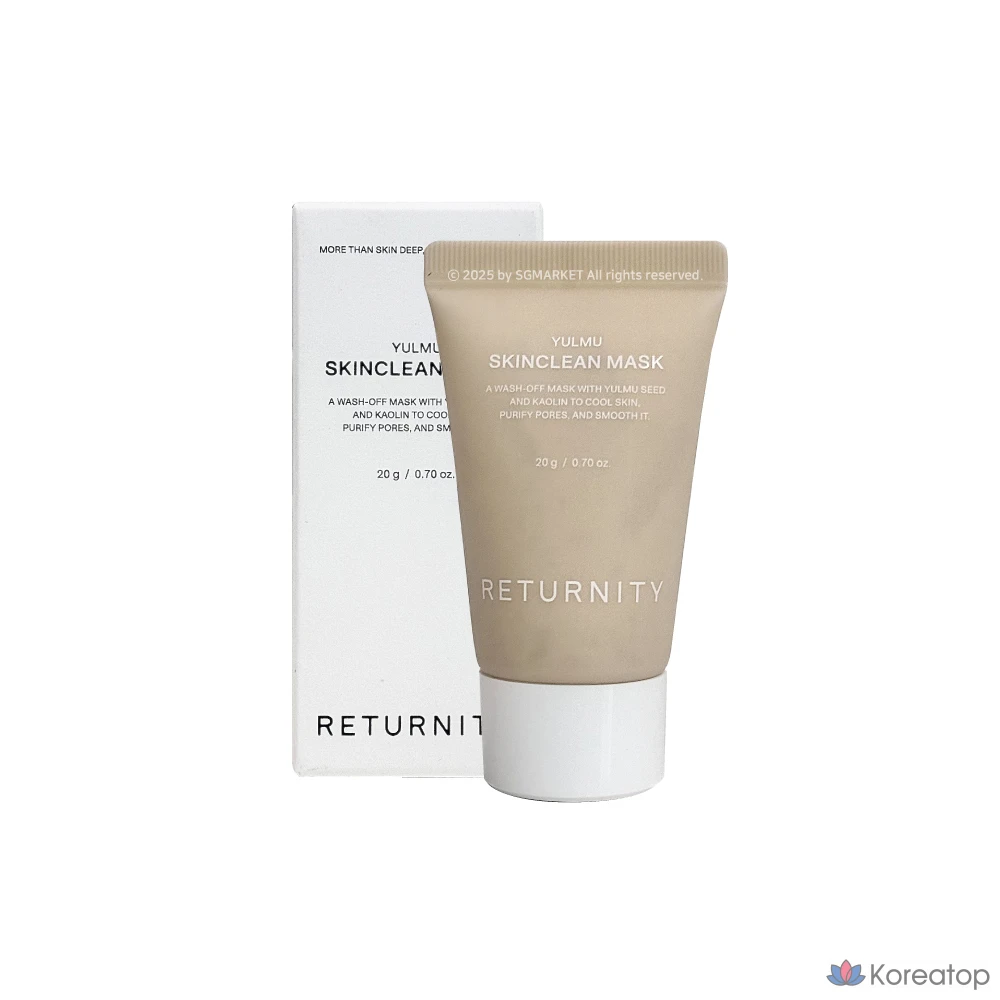 Набор для очищения кожи RETURNITY Yulmu Skin Clean Pack 20 г, портативный мини-набор Yulmu, 1 упаковка.