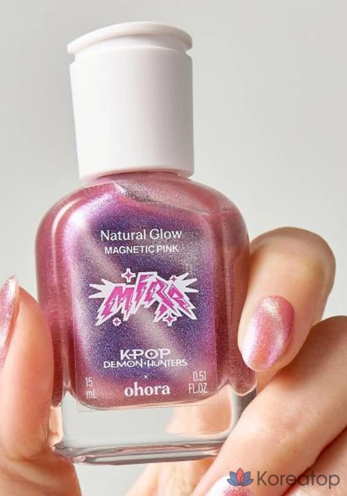 Укрепляющее средство для ногтей Ohora Magnetic Pink, 15 мл, 1 шт.