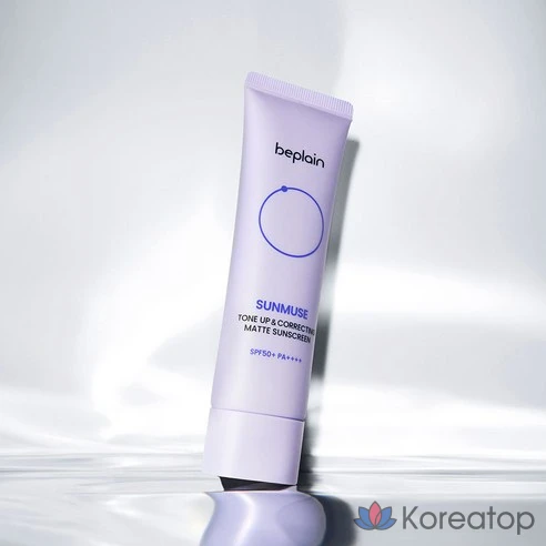 Солнцезащитный крем Beplain Sunmuse Tone-Up &amp; Correcting Matte SPF50+ PA++++