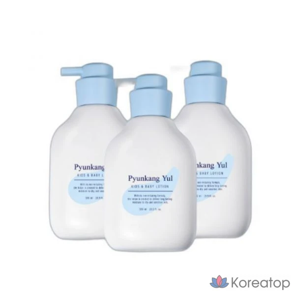 Увлажняющий лосьон для тела для младенцев и новорожденных Pyungang Yul Kids, сладкий апельсин, 590 мл