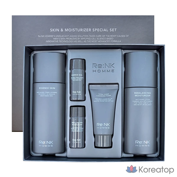 Набор Re:Nk Homme Skin & Moisturizer из 2 предметов, 1 комплект