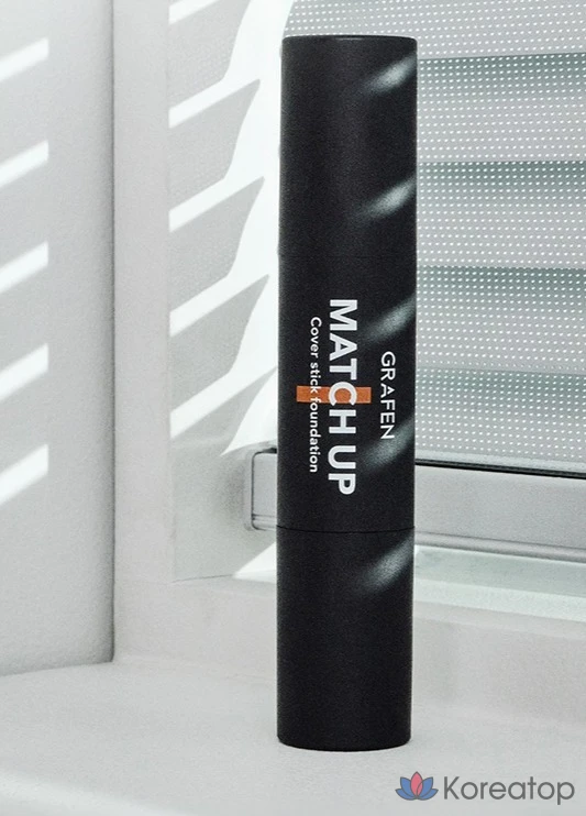 Тональный крем-стик GRAFEN Match Up Cover Stick Foundation SPF50+ PA++++ 12 г, № 21, светло-бежевый, 1 шт.