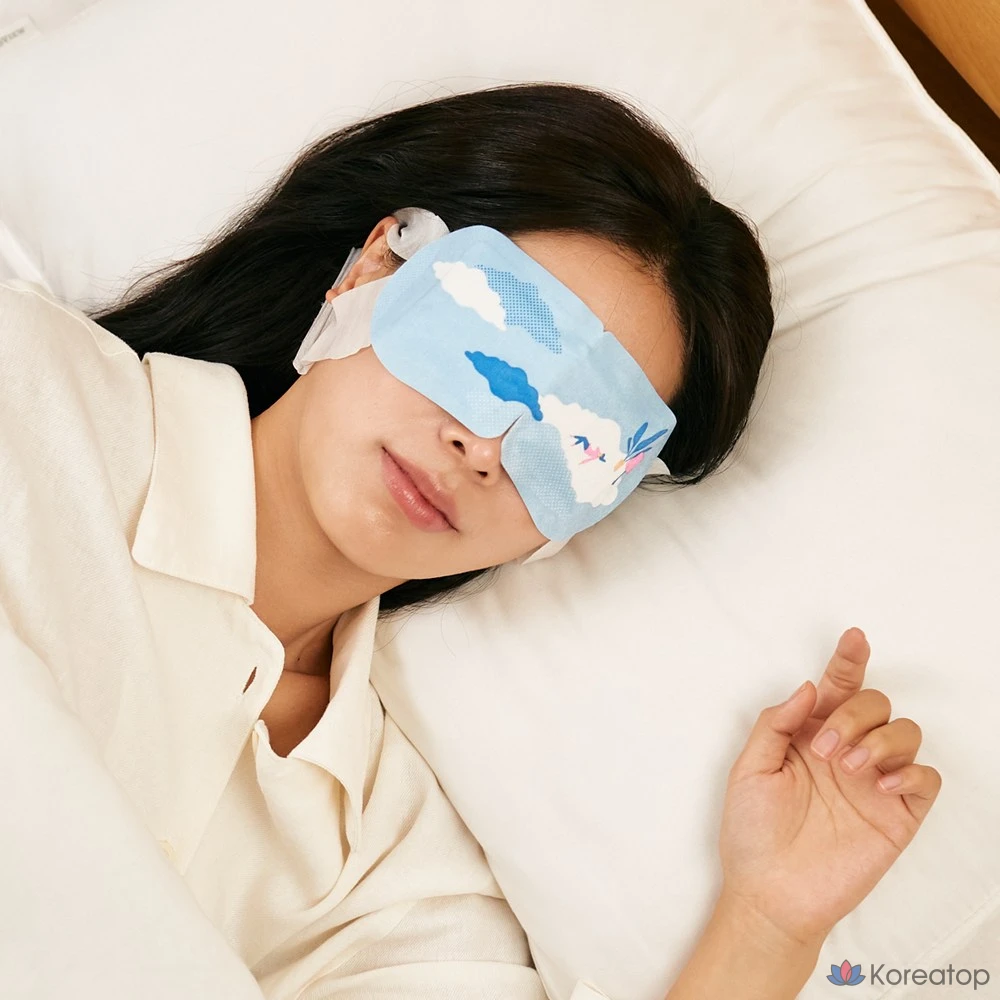 Паровой компресс для глаз, маска для сна с подогревом (аромат «Облачное одеяло»), 12 листов, упаковка из 12 штук, 1 упаковка, фото 2