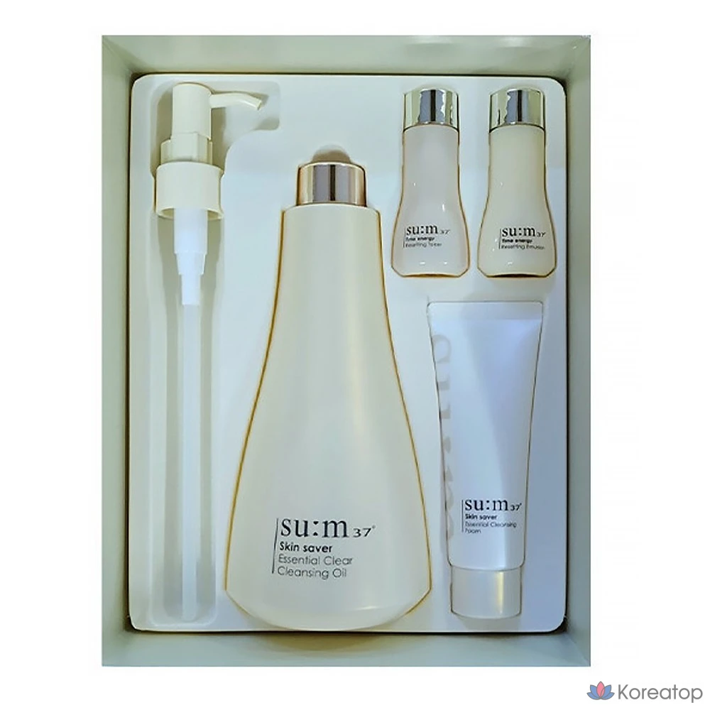 Набор очищающих масел Breathe Skin Saver Essential Clear, 400 мл, 1 комплект.