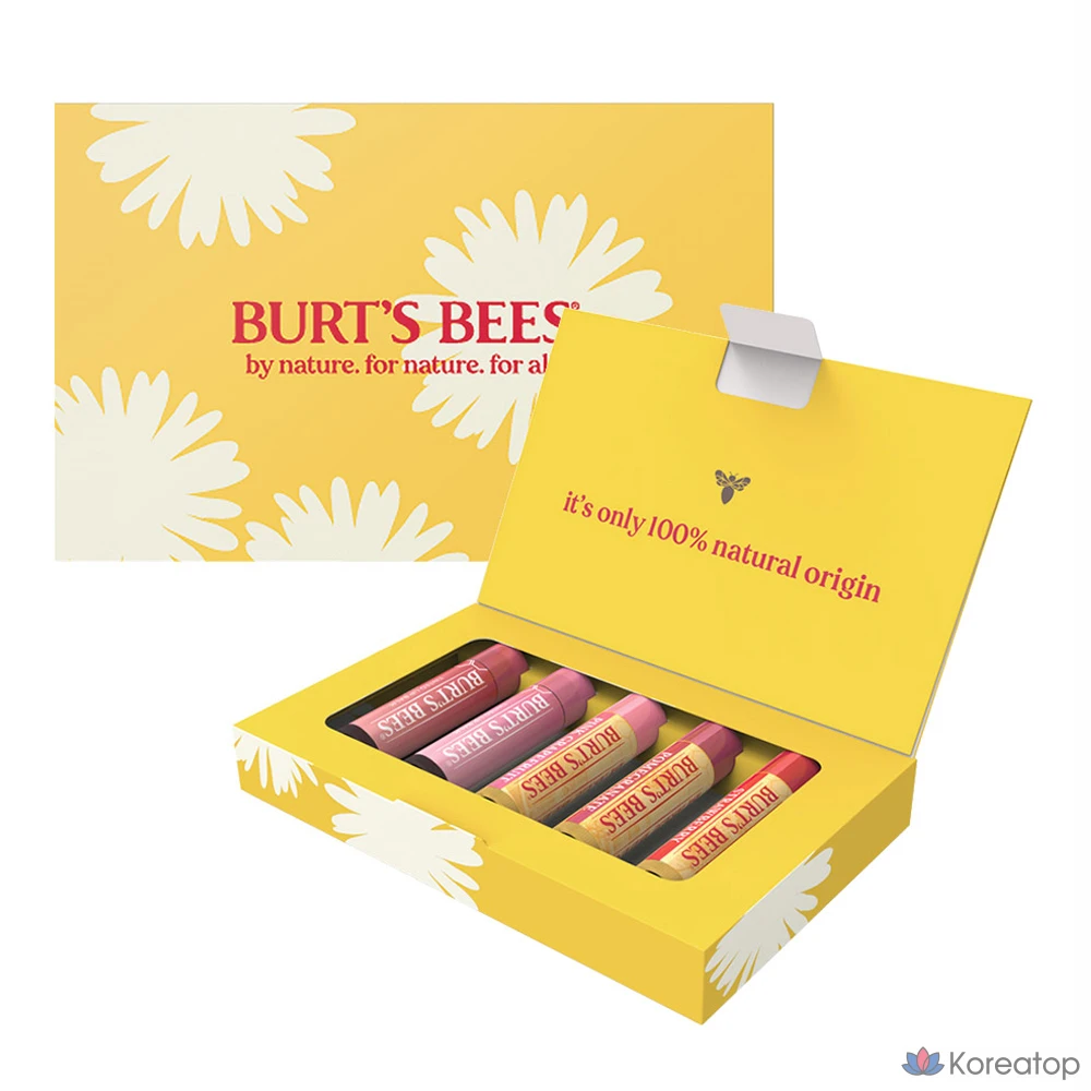 Набор бальзамов для губ Burt's Bees Lovely, 1 штука, 5 бальзамов для губ