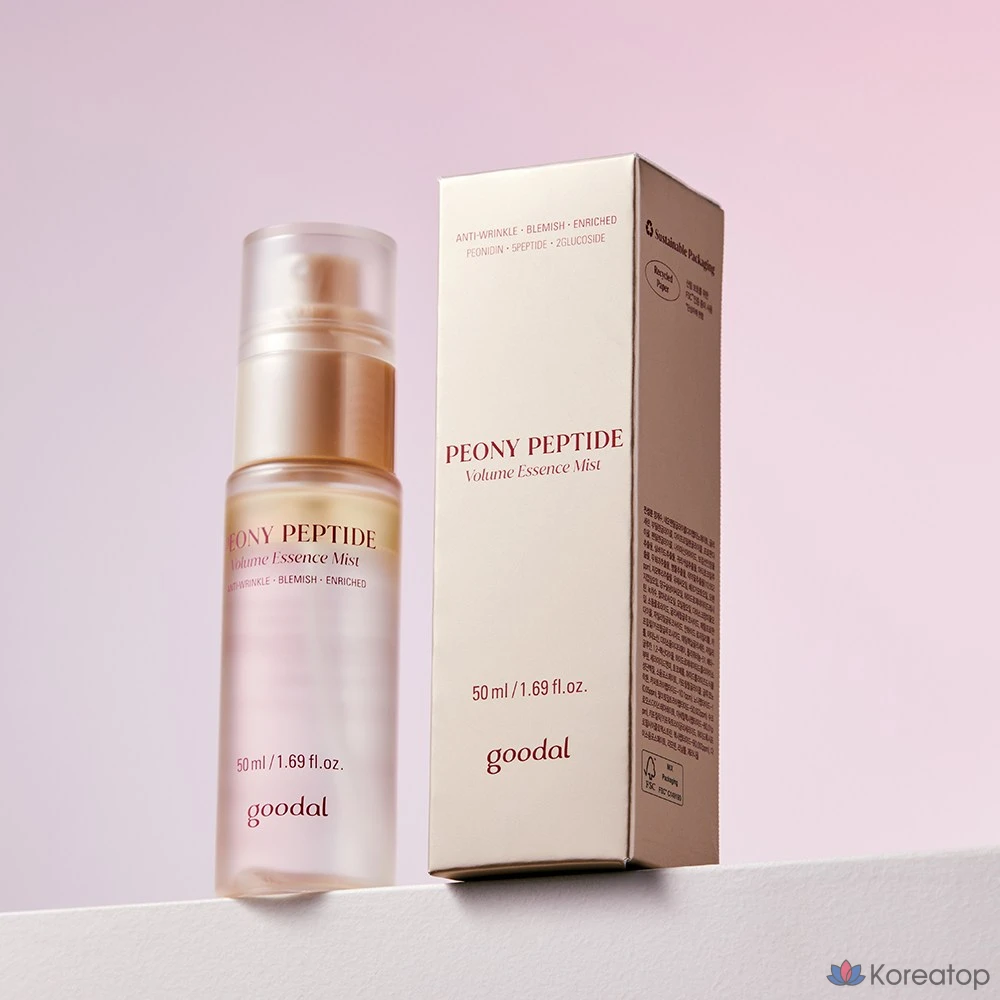 Эссенция-спрей Goodal Peony Peptide Anti-Wrinkle Essence Mist, 50 мл, 1 шт.