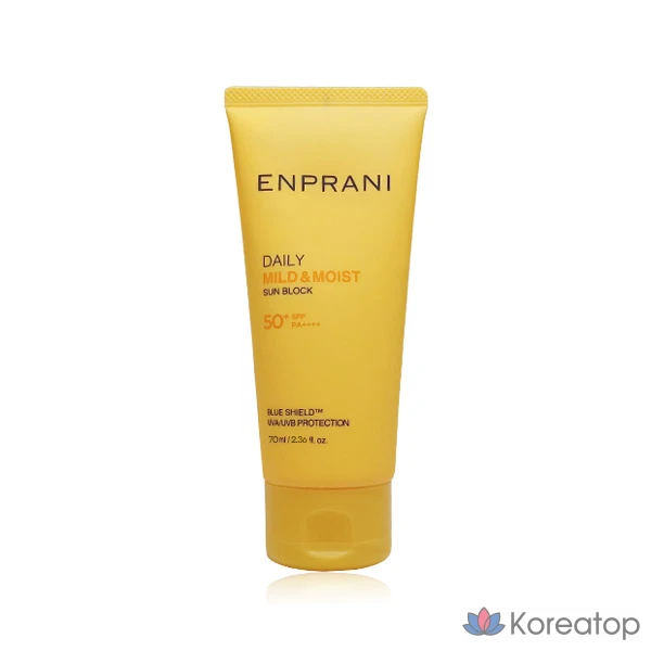 Солнцезащитный крем Enprani Aqua Moist SPF50+ PA+++, 70 мл, 1 шт.