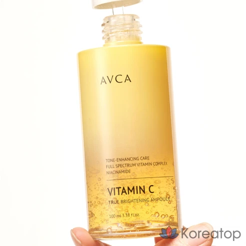 AVCA True Whitening Vitamin C Ampoule 100 мл — осветляющая ампула с витамином C для сияния кожи