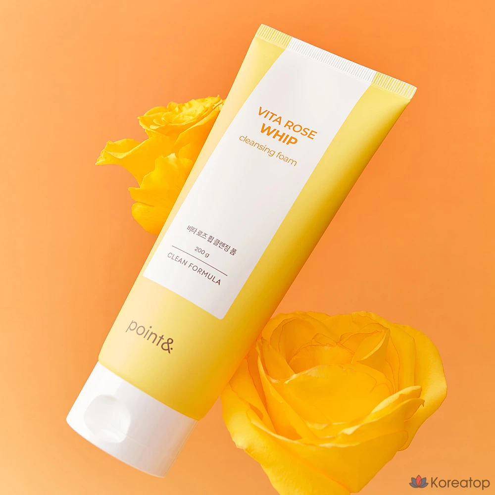 Очищающая пенка для лица Point&amp; Vita Rose Whip, 200 г, 1 шт.