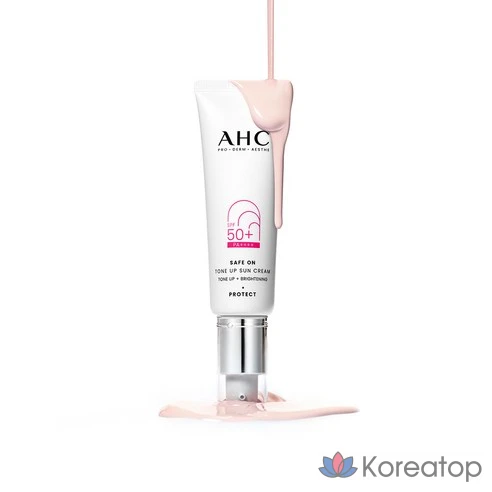Солнцезащитный крем AHC Safe On Tone Up SPF50+ PA++++