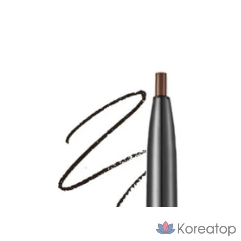 Гелевый карандаш для глаз Cosnori Superproof Fitting 02 Черно-коричневый