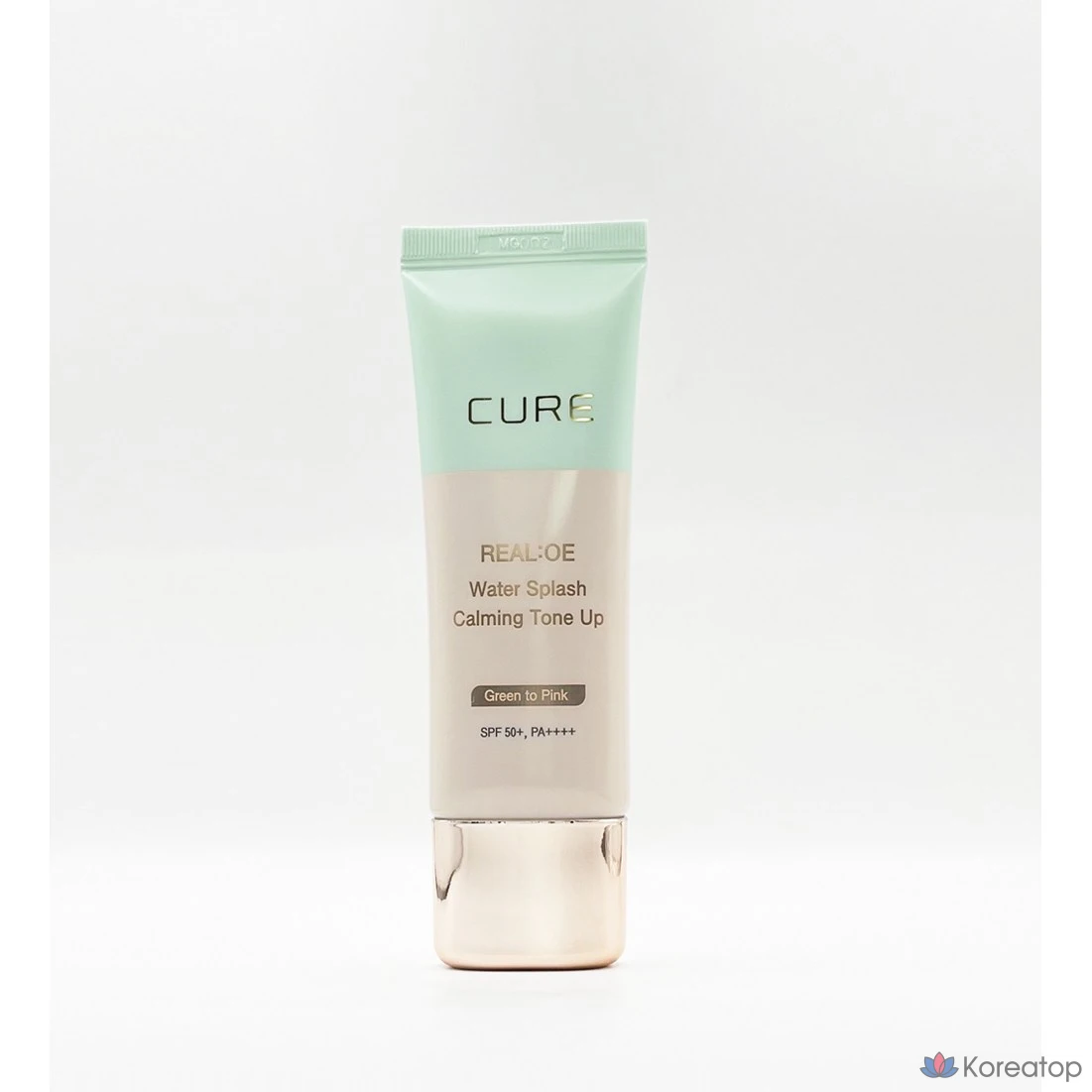 Солнцезащитный крем KIM JEONG MOON Aloe Cure Realoe Water Splash Calming Tone-Up Sun Cream, 40 г, 1 шт.