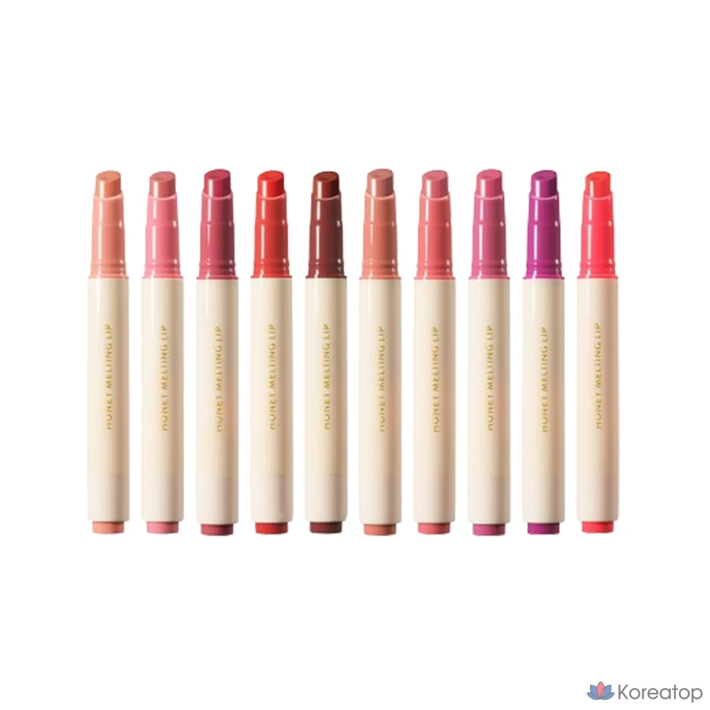 Блестки для губ Nature Republic Honey Melting Lip Glitter, 14 блесток цвета кленового листа, 1 шт.