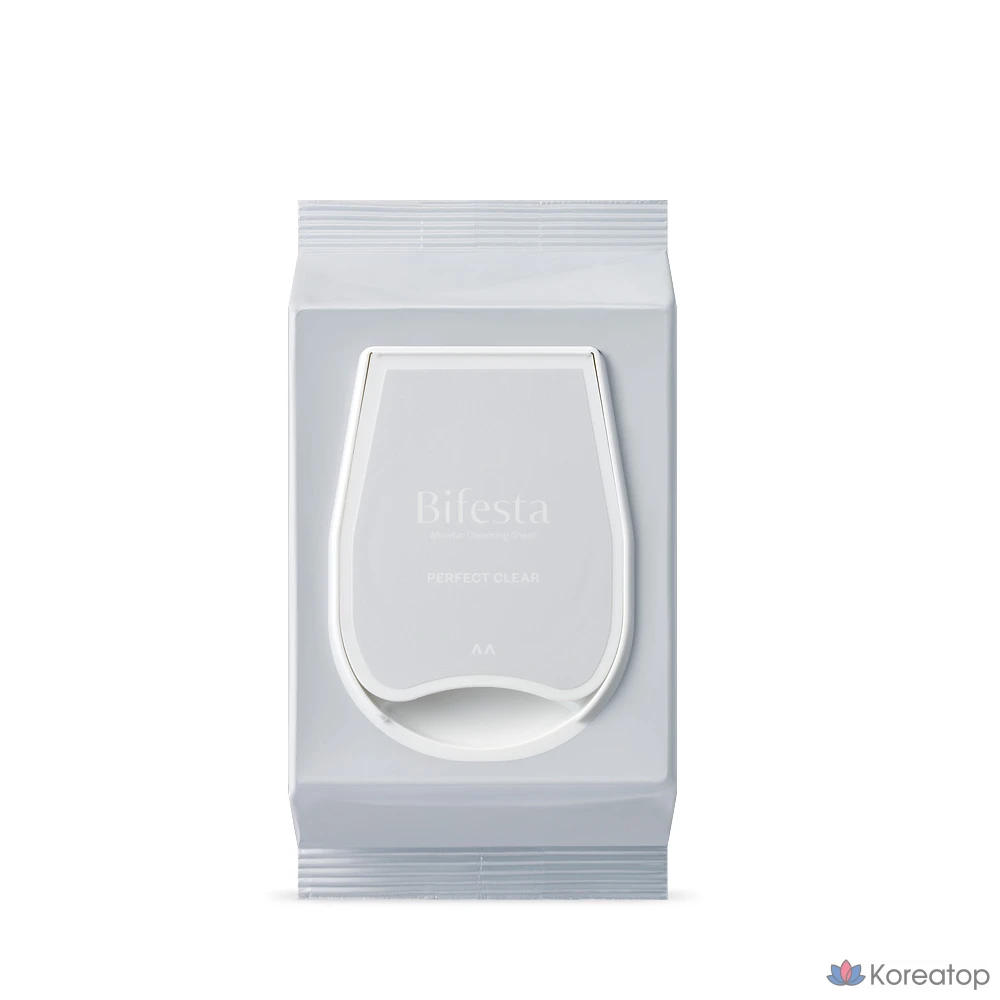Мицеллярные очищающие салфетки Bifesta Perfect Clear, 46 салфеток, 1 упаковка