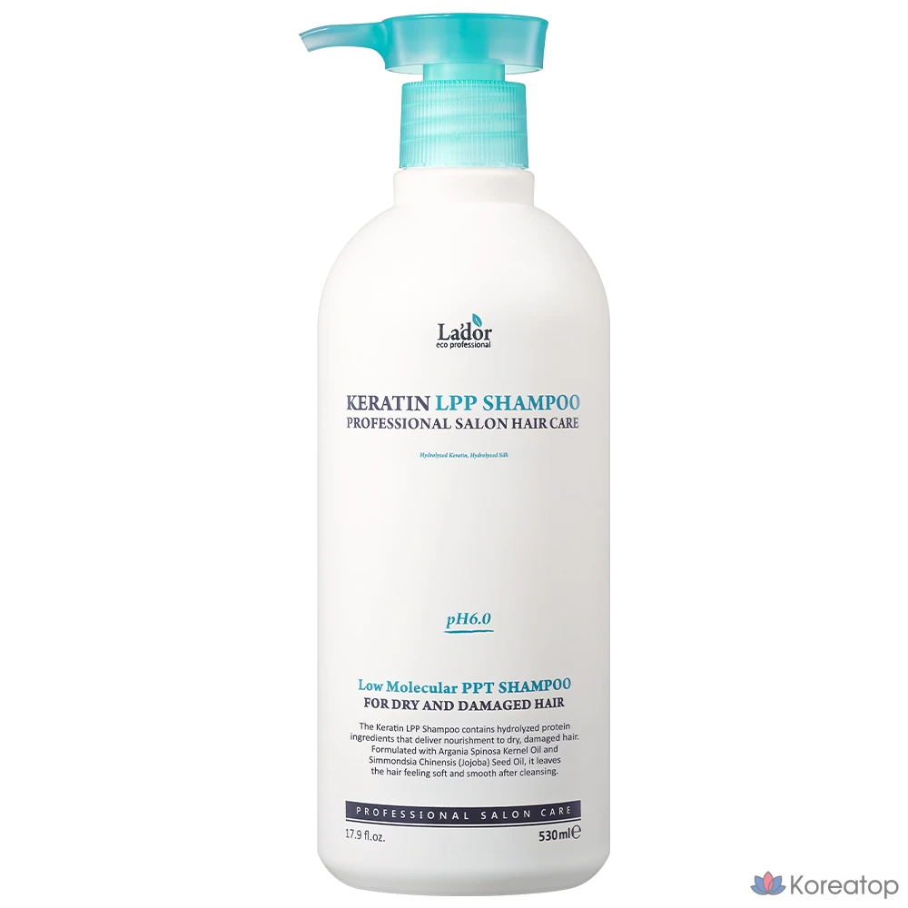 Шампунь Lador Keratin LPP Protein Shampoo, 530 мл, 1 шт.