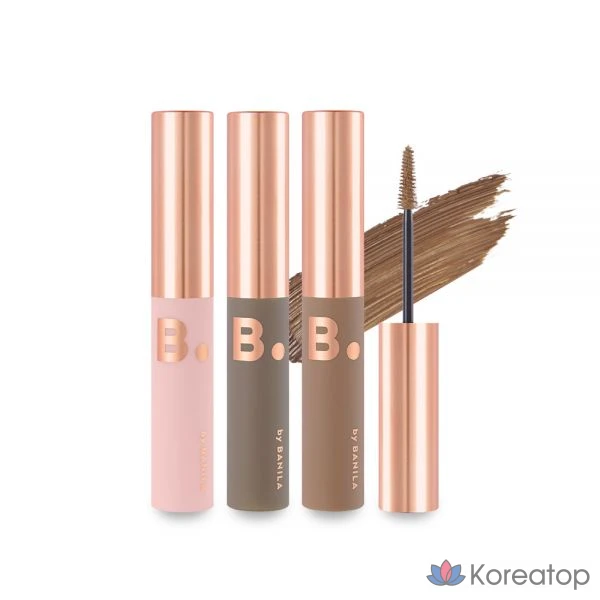 Тушь для бровей Vanillaco Smudge Out Detail Browcara 4G 02 Ash Gray, 1 шт.