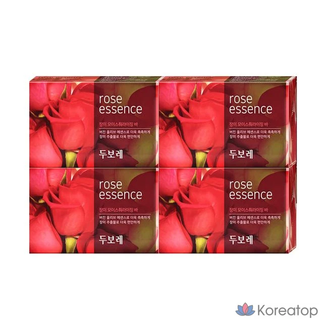 Очищающее мыло Happy Bath Dubre Rose, 100 г х 4 шт, фото 2