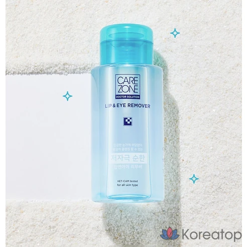 Средство для снятия макияжа с губ и глаз Carezone Low-irriting