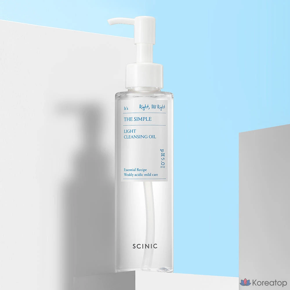 Очищающее масло Scinic The Simple Light, 150 мл, 1 шт.