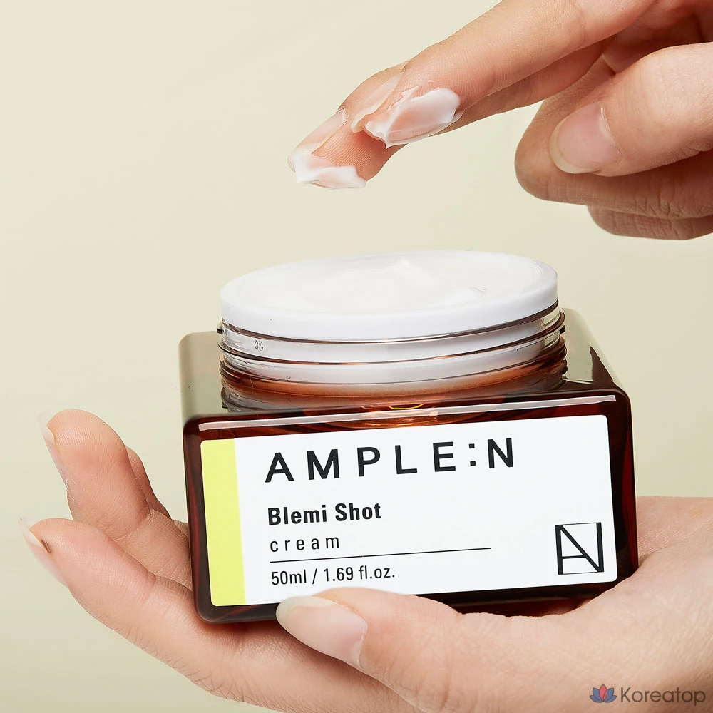 Крем для лица Coreana Ample:N &amp; Blemish Shot Whitening Blemish Cream, 1 шт., 50 мл