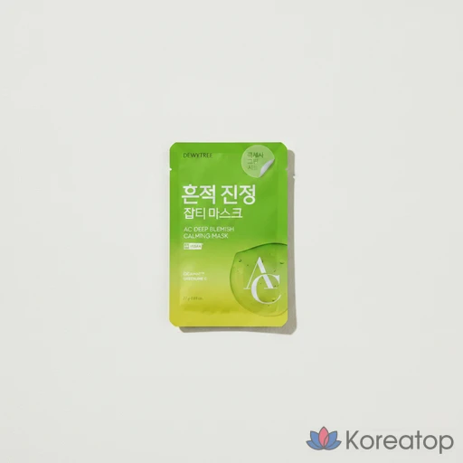 Тканевая маска для лица Dewytree AC Deep Calming Mask, 1 шт.