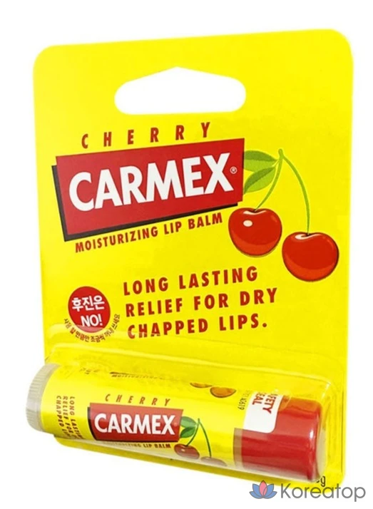 Увлажняющий бальзам для губ Carmex в стике, вишневый, 4,25 г, 1 шт.