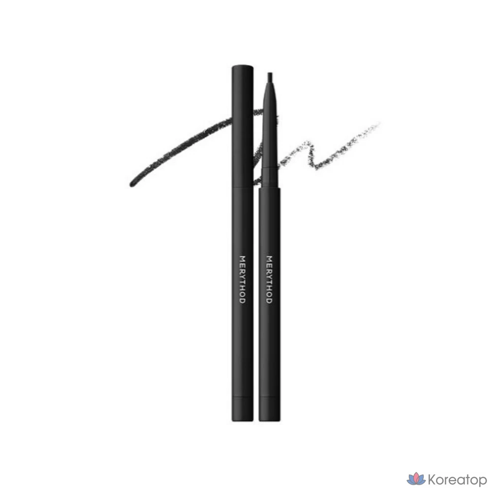 Подводка для глаз Merythod Reel Edge Slim Liner, 0,05 г, темно-черная, 1 шт.