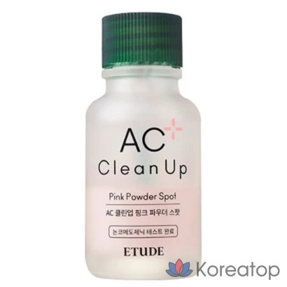 Очищающая пудра Etude House AC Clean Up Pink Powder Spot, 15 мл, 1 шт.
