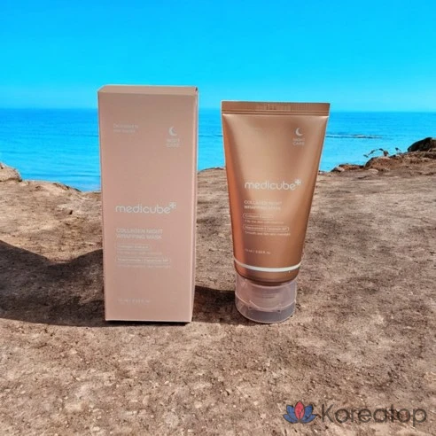 [Ограниченный выпуск] Ночное обертывание с коллагеном Medicube Collagen Night Wrapping Mask + Ночной увлажняющий крем Spectula Gift Sleeping Pack, 2 шт., 75 мл