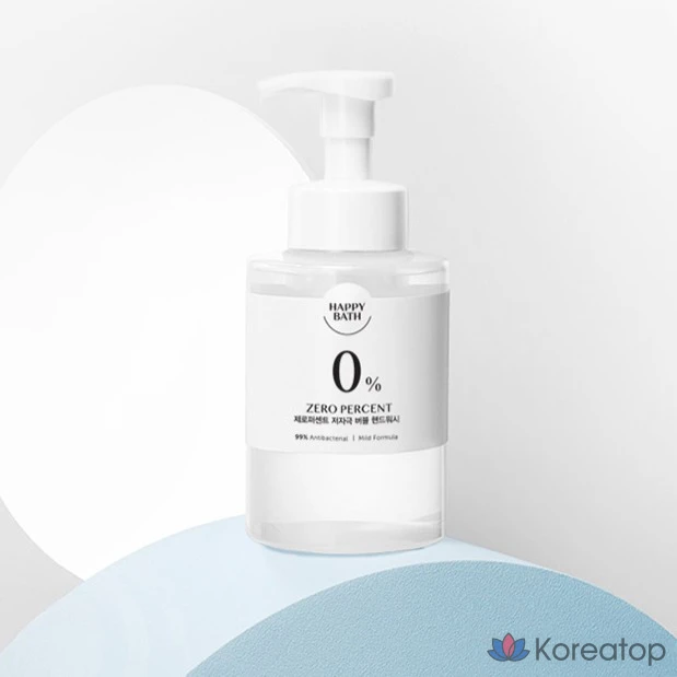 Жидкое мыло для рук Happy Bath Zero Percent Bubble, без запаха, 1 шт.