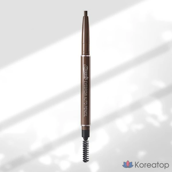 Автоматический карандаш для бровей Peripera Speedy Eyebrow Auto Pencil, оттенок 02 Gray Brown, 1 шт.