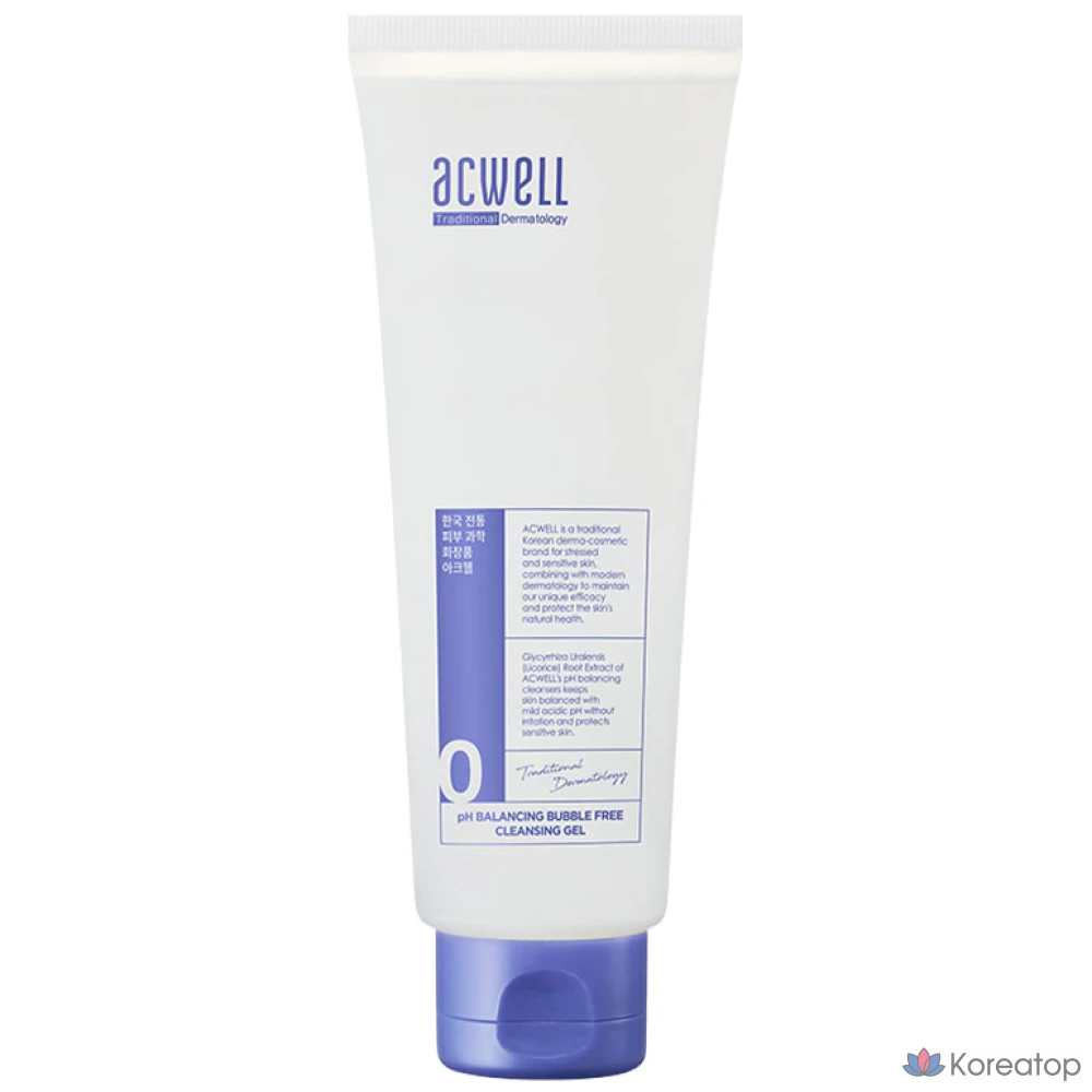 Очищающий гель Acwell PH Balancing Bubble-Free Cleansing Gel, 160 мл, 1 шт.