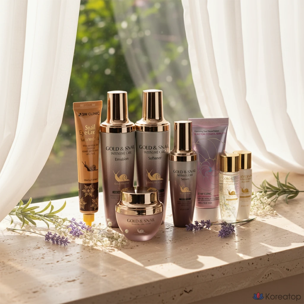Набор для ухода 3W Clinic Snail Functional Cosmetics 2-piece Set, 2 шт., фото 2