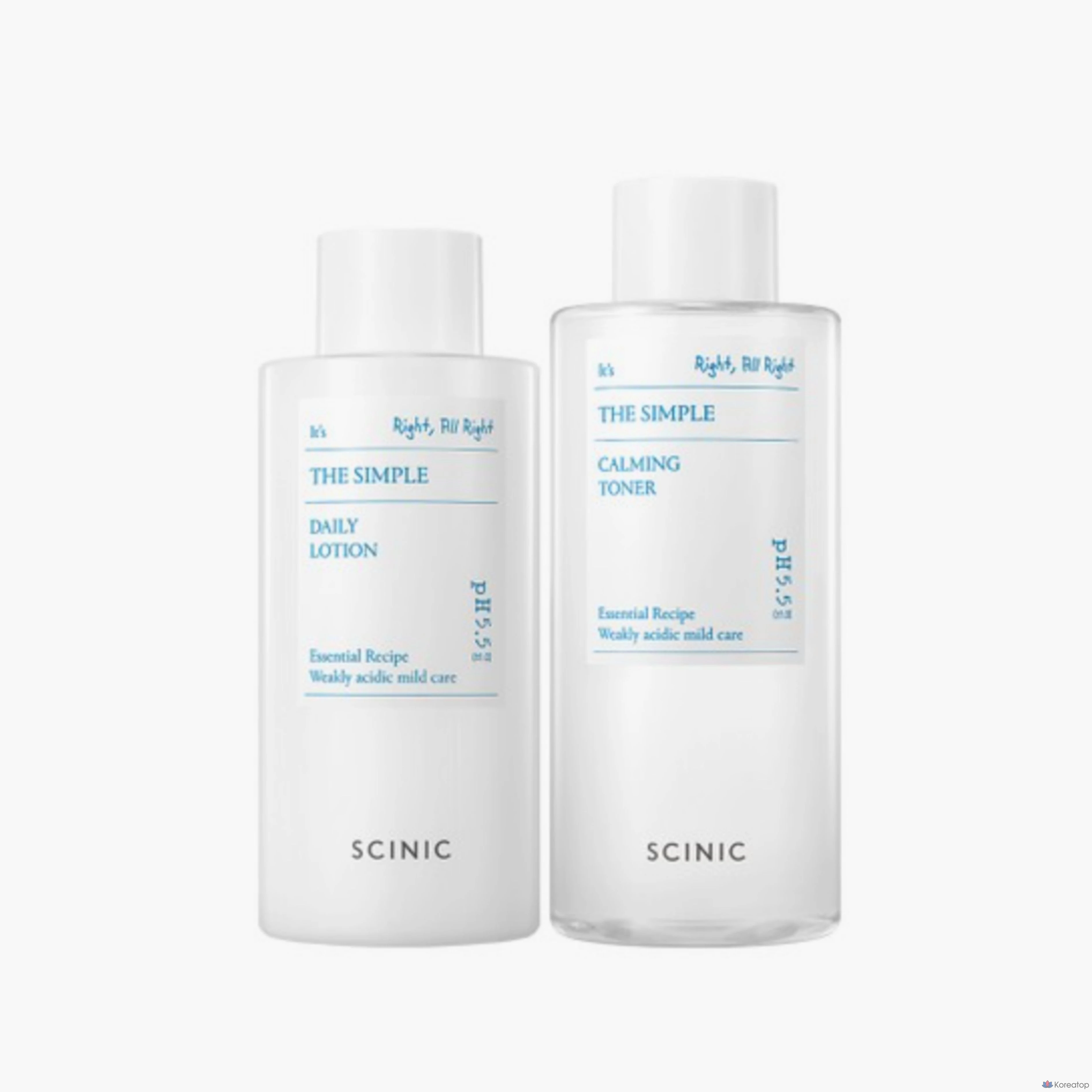 Успокаивающий лосьон Scinic 260 мл + тоник 300 мл, 1 комплект