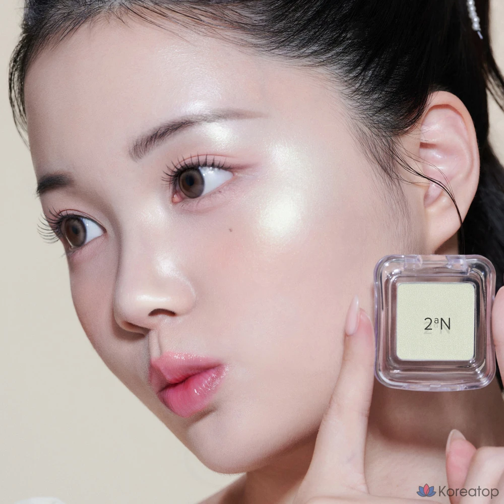 Хайлайтер 2an Pure Glossy Highlighter, оттенок GN01 Lime Balm, 2.7 г, 1 шт., фото 2