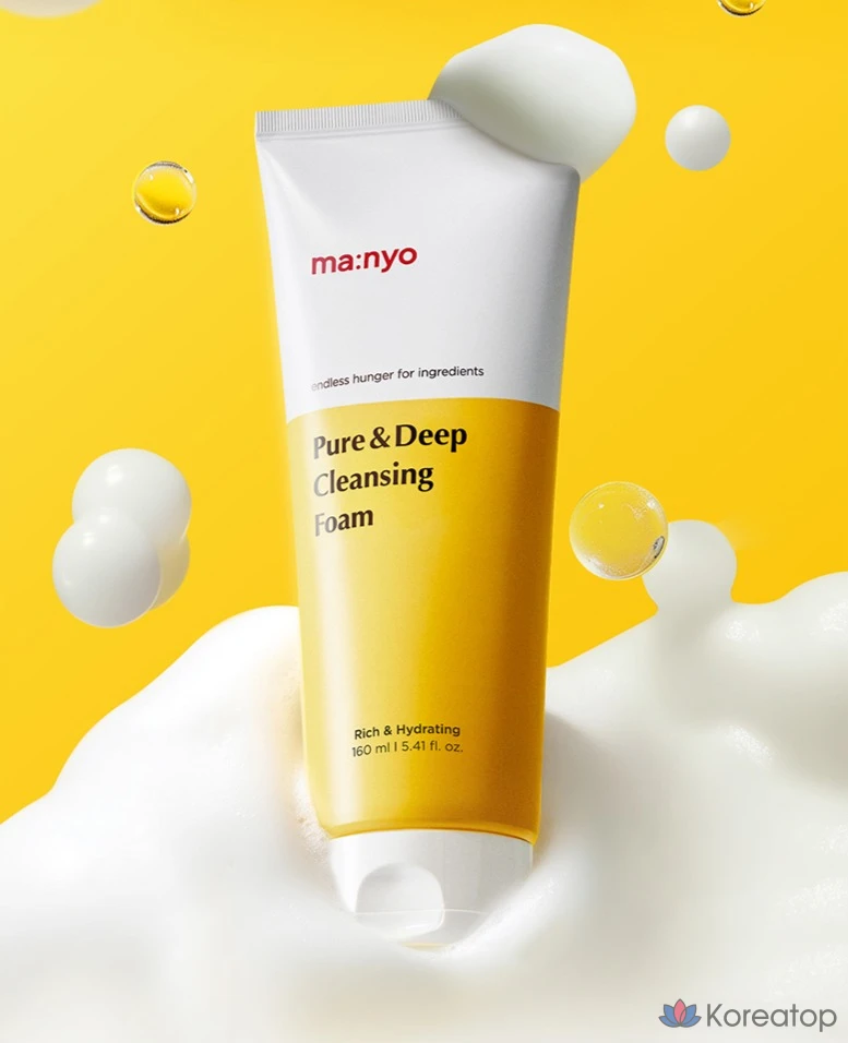 Очищающая пенка Manyo Pure & Deep Cleansing Foam, 160 мл, 1 шт.