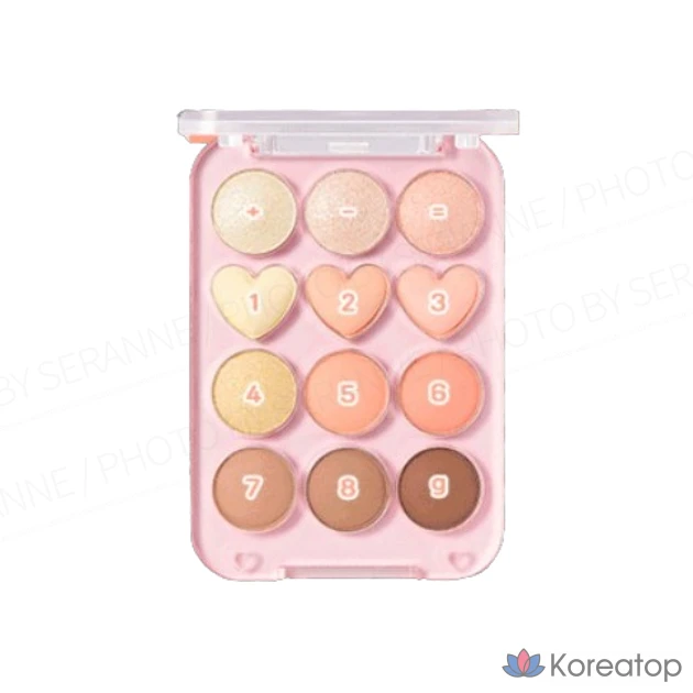 Палетка для век Colorgram Eye Tutorial Palette, оттенок 05 Blossom The Coral Is Love, 1 шт.