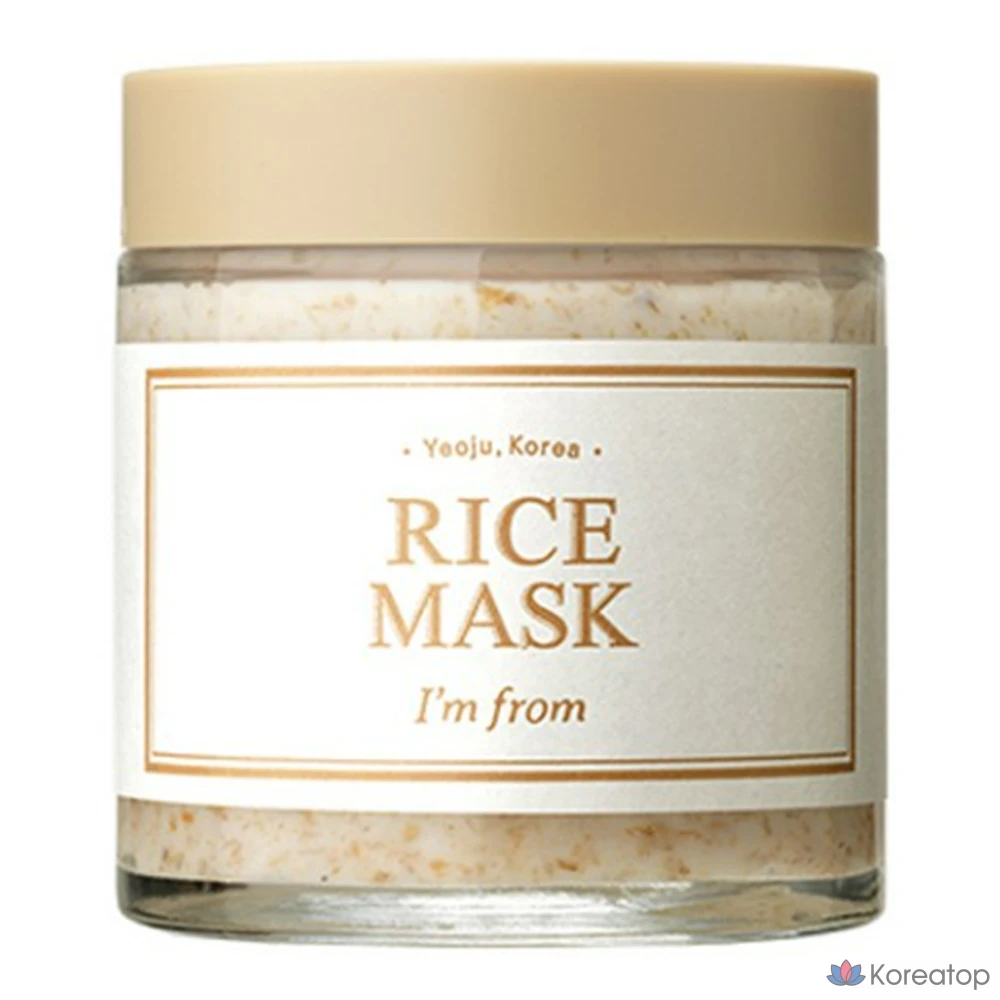 Рисовая маска для лица «I'm From Риса», 110 г, 5 шт., 1 упаковка.