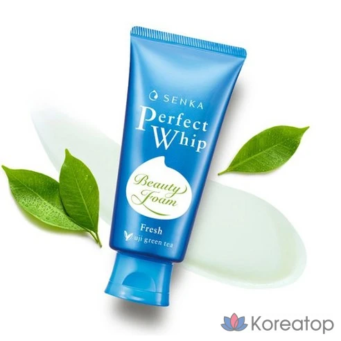 SHISEIDO Senka Perfect Whip Очищающая пенка для умывания на основе белой глины, 120 г