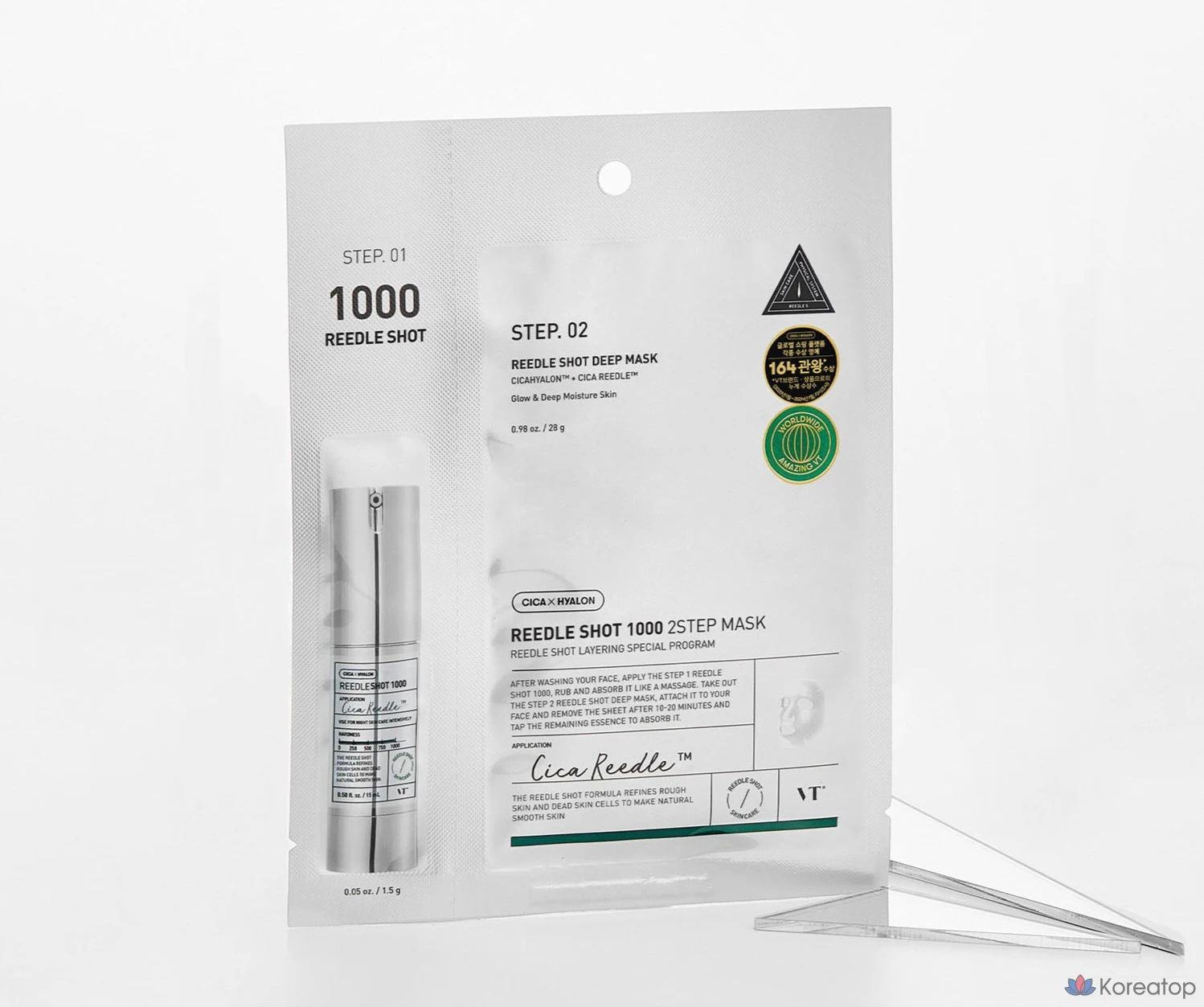 VT Cosmetics Riddle Shot 1000 2-шаговая маска, 5 штук, 1 упаковка, фото 2