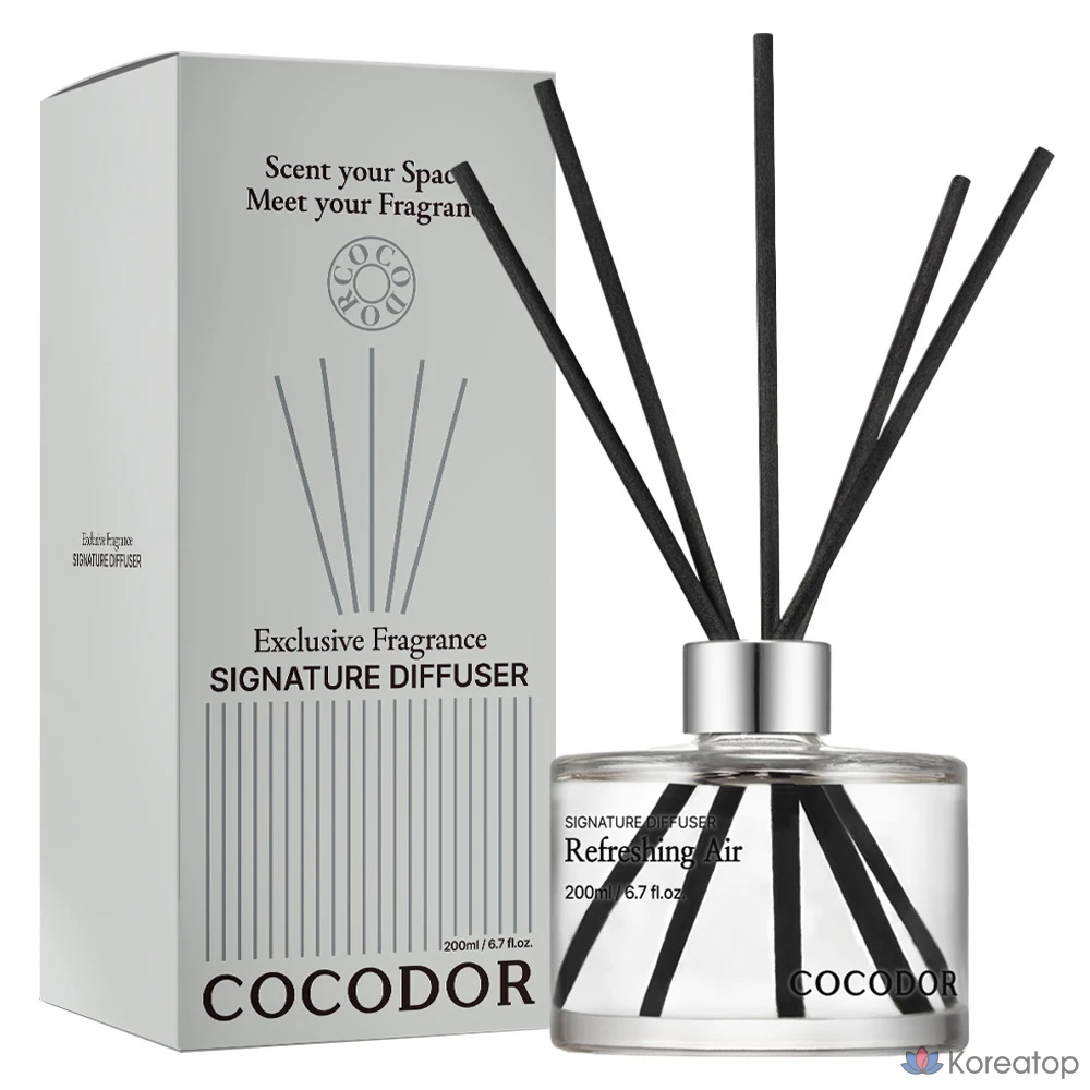 Диффузор для аромата Cocodor Signature Diffuser, Refreshing Air, 200 мл, 1 шт.