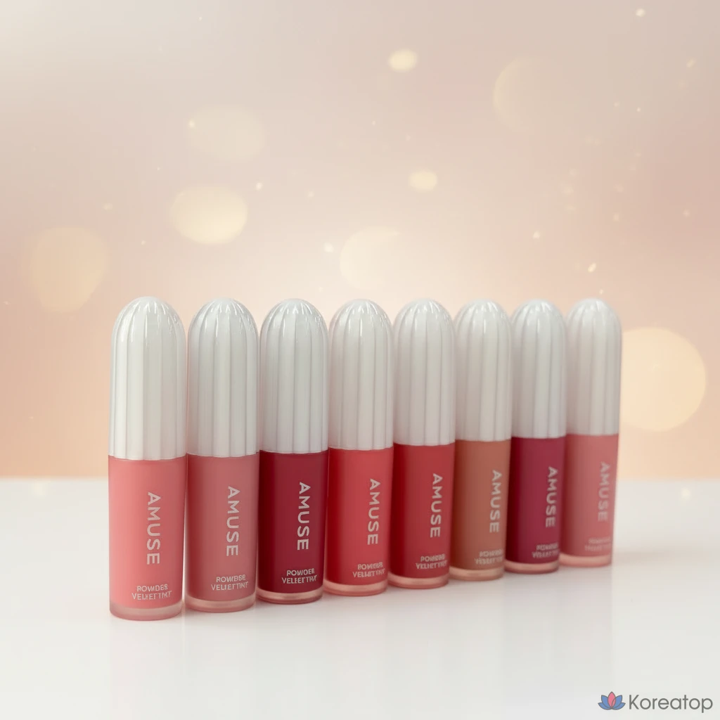 Тинт для губ AMUSE Powder Velvet Tint, оттенок French Coral, 1 шт., фото 2