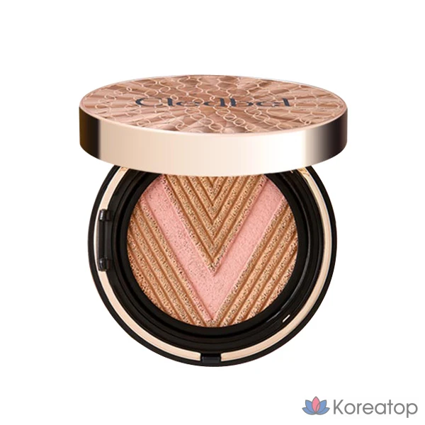 Cledbel Glow Power Lift V Cushion Gold No. 21 Pink Gold Beige, 1 шт.