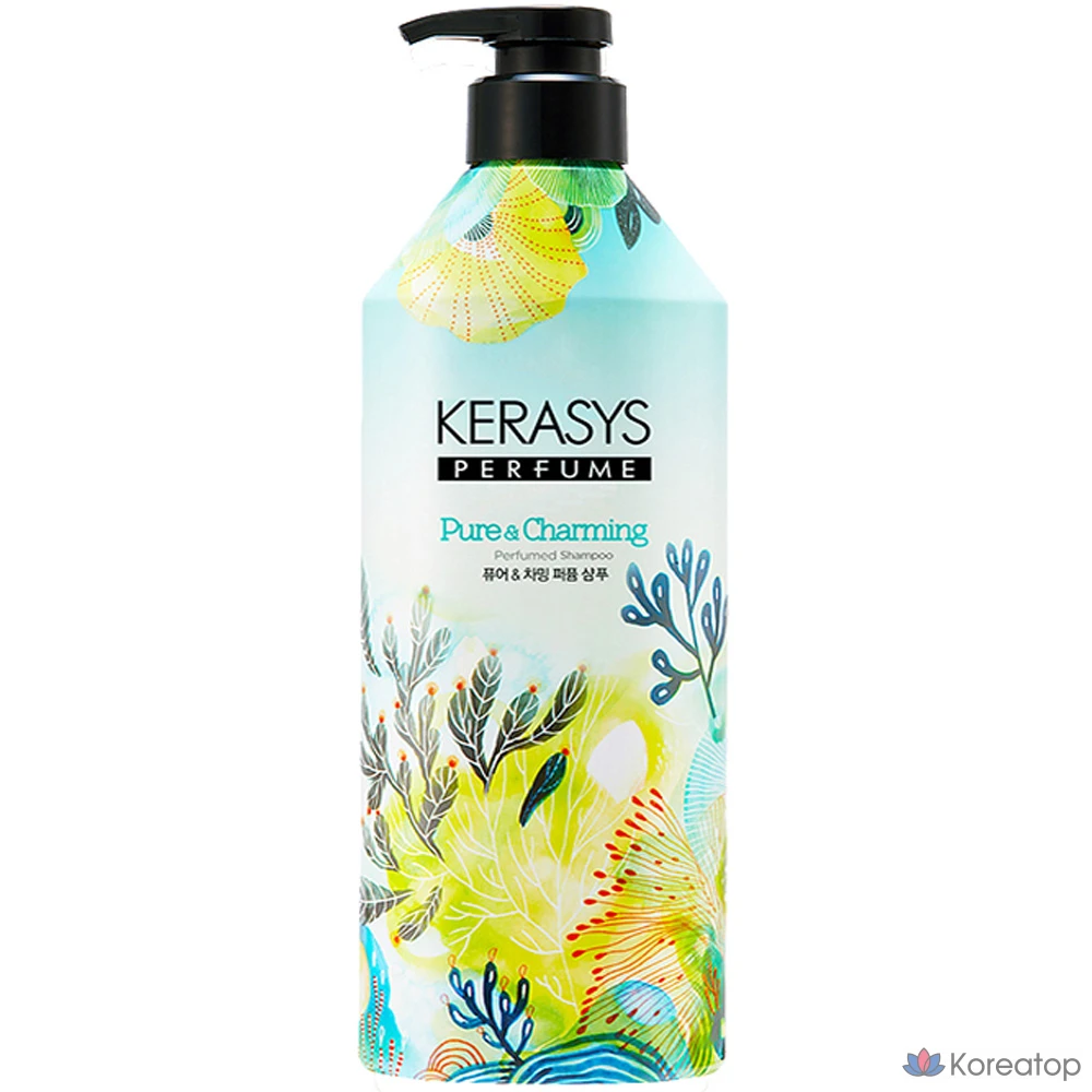 Парфюмированный шампунь KeraSys с ароматом «Чистота и очарование», 980 мл, 1 шт.