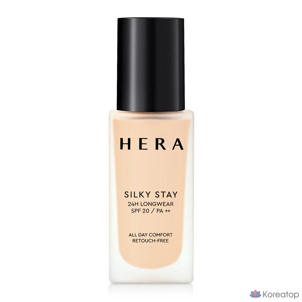 Тональный крем Hera Silky Stay Foundation, оттенок 21N1 Vanilla, 1 шт.