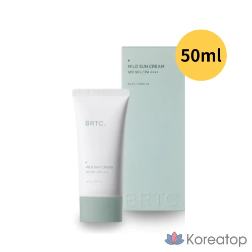 Солнцезащитный крем BRTC Mild Sunscreen SPF50+ PA++++, 1 шт., 50 мл