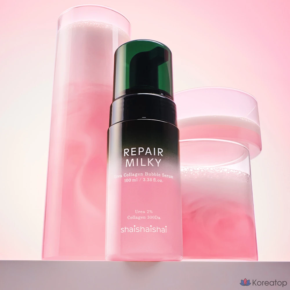 Сыворотка SHAISHAISHAI Repair Milky Urea Glow Bubble Serum, 110 мл, 1 шт.