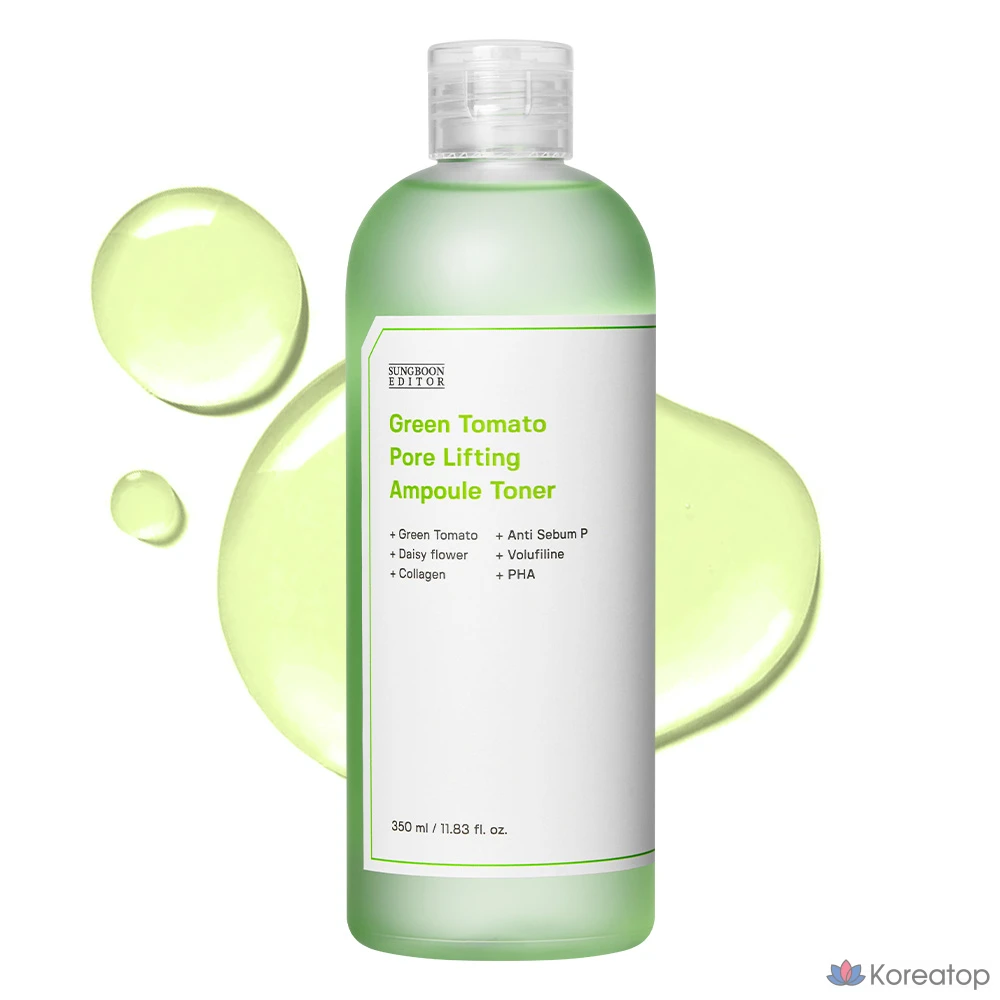 Тоник для сужения пор Ingredient Editor Green Tomato Ampoule Toner, 350 мл, 1 шт.