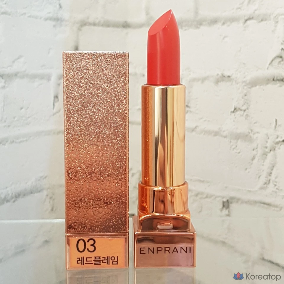 Губная помада Enprani Glam Prism Lipstick, оттенок 03 Red Flame, 3.4 г, 1 шт., фото 2
