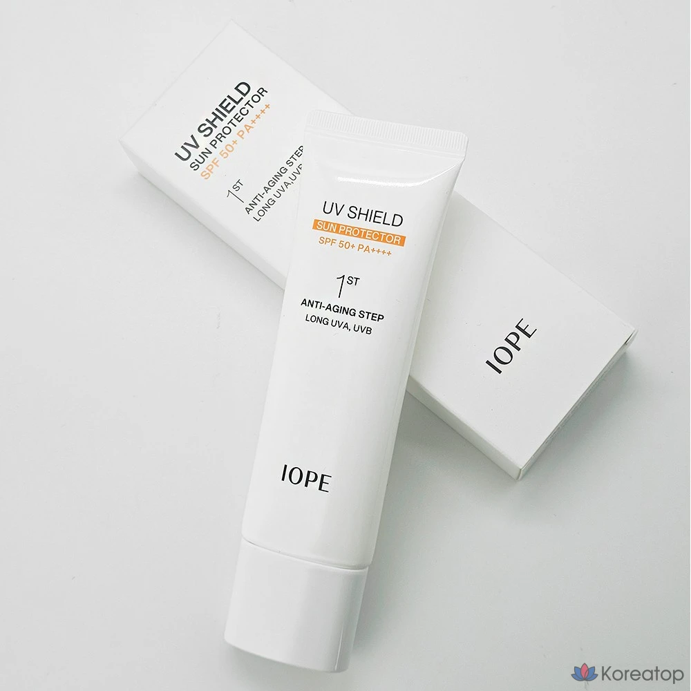 Солнцезащитный крем IOPE UV Shield, 50 мл, антивозрастной, 1 шт.